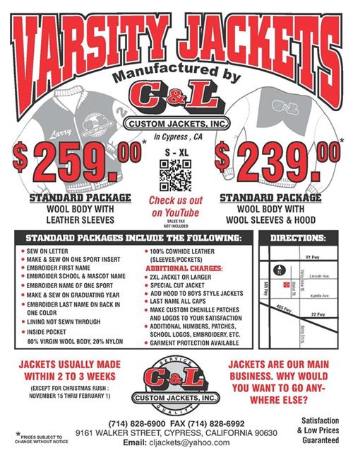 Letterman Jacket Info 